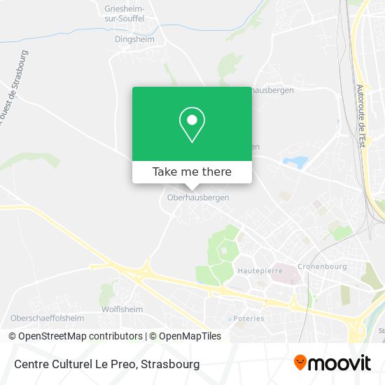 Centre Culturel Le Preo map