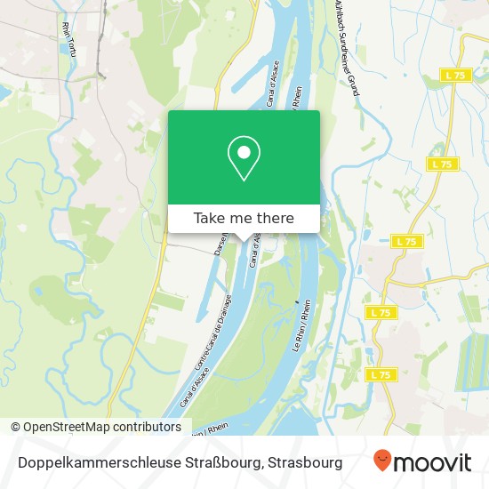 Doppelkammerschleuse Straßbourg map