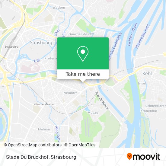 Mapa Stade Du Bruckhof