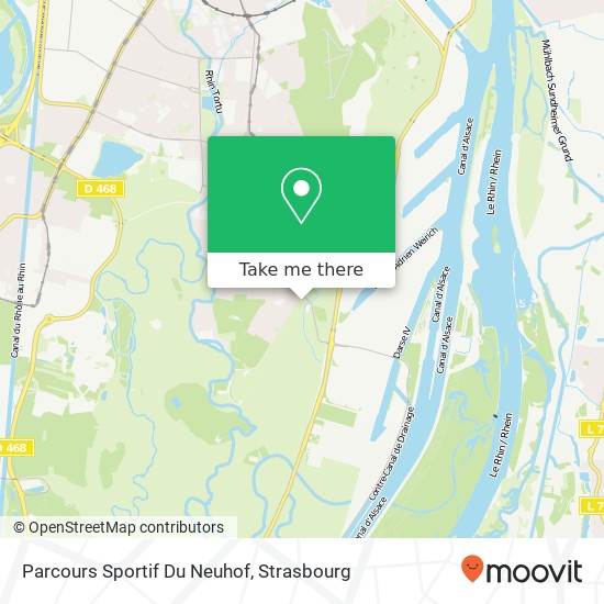 Mapa Parcours Sportif Du Neuhof