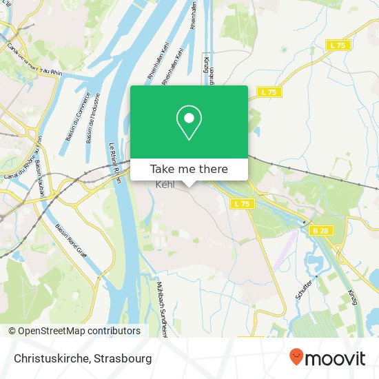Mapa Christuskirche