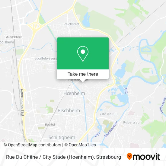 Rue Du Chêne / City Stade (Hoenheim) map