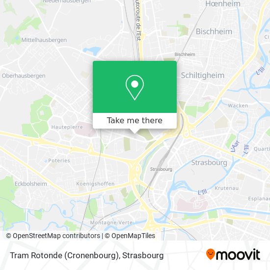 Tram Rotonde (Cronenbourg) map