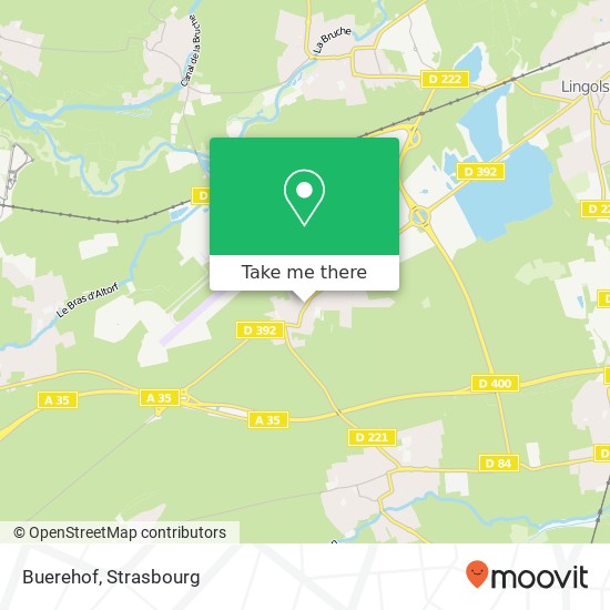 Mapa Buerehof