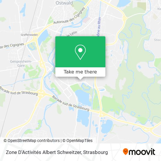 Zone D'Activités Albert Schweitzer map