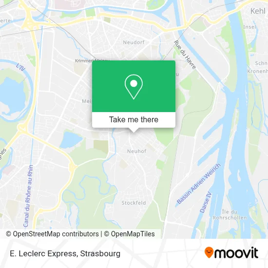 E. Leclerc Express map