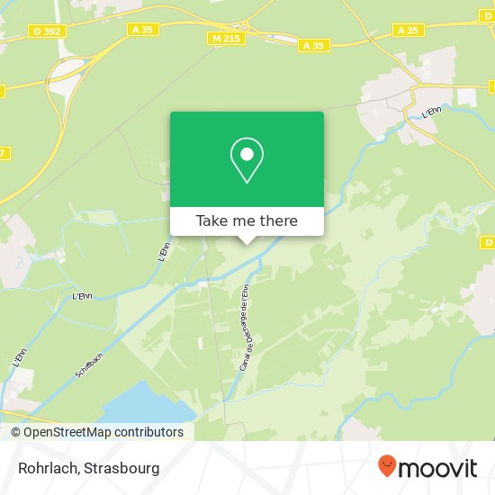 Mapa Rohrlach