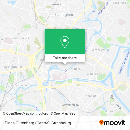 Place Gutenberg (Centre) map