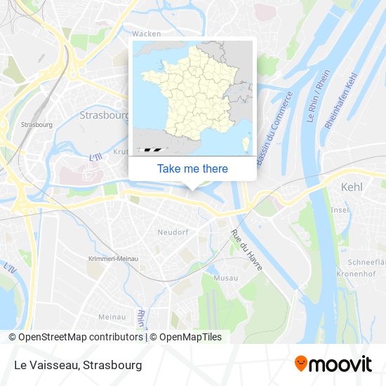 Mapa Le Vaisseau
