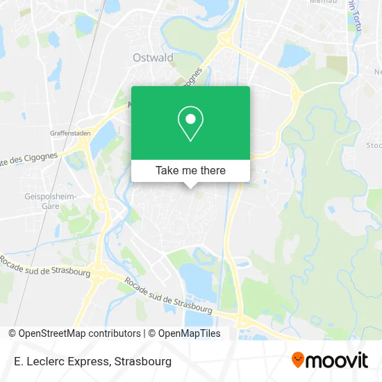 E. Leclerc Express map