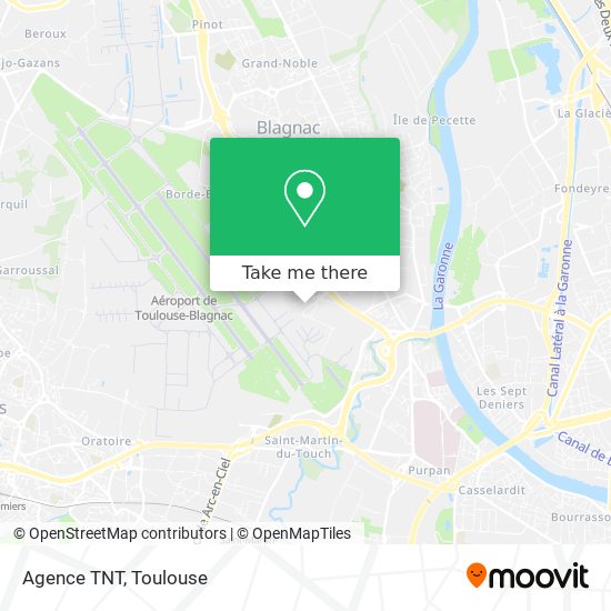 Mapa Agence TNT
