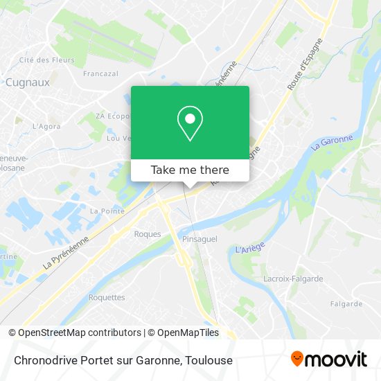 Chronodrive Portet sur Garonne map