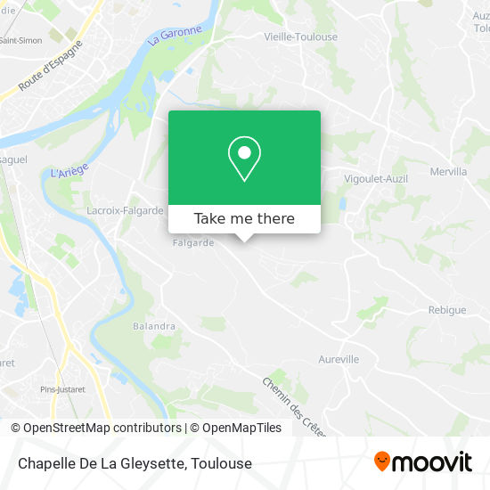 Mapa Chapelle De La Gleysette