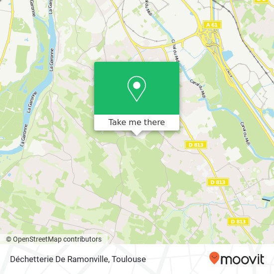 Déchetterie De Ramonville map