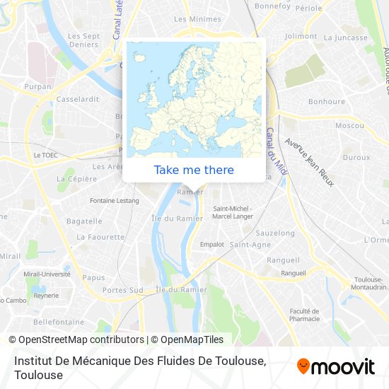 Mapa Institut De Mécanique Des Fluides De Toulouse