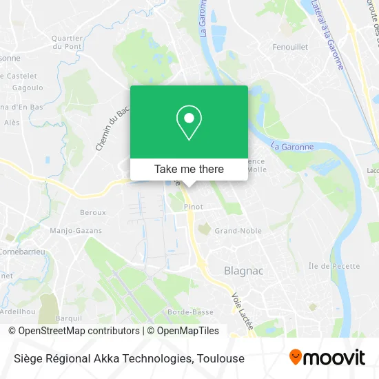 Siège Régional Akka Technologies map