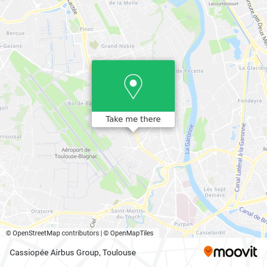 Cassiopée Airbus Group map