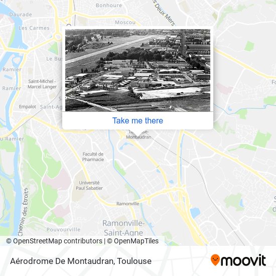 Mapa Aérodrome De Montaudran