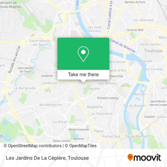 Les Jardins De La Cépière map