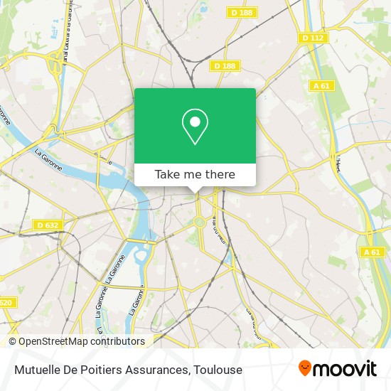 Mutuelle De Poitiers Assurances map