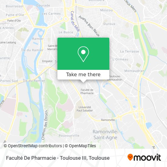 Mapa Faculté De Pharmacie - Toulouse III