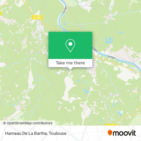 Hameau De La Barthe map