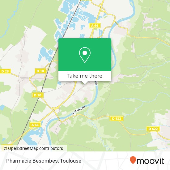 Pharmacie Besombes map