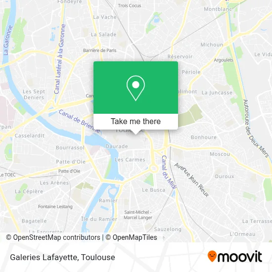 Galeries Lafayette map