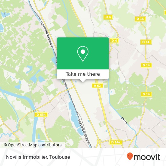 Mapa Novilis Immobilier