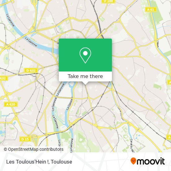 Les Toulous'Hein ! map