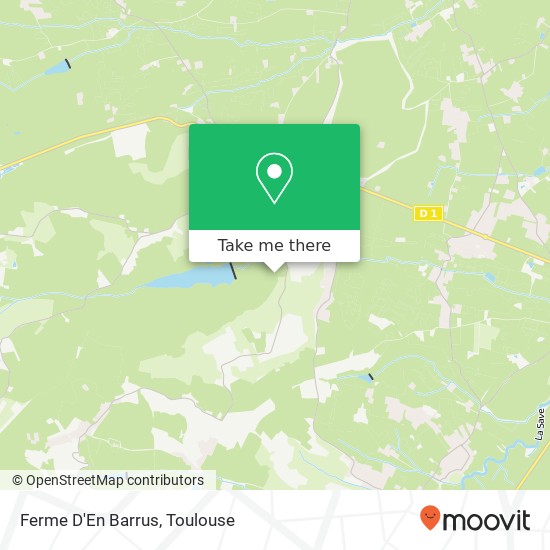 Mapa Ferme D'En Barrus