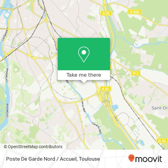 Poste De Garde Nord / Accueil map