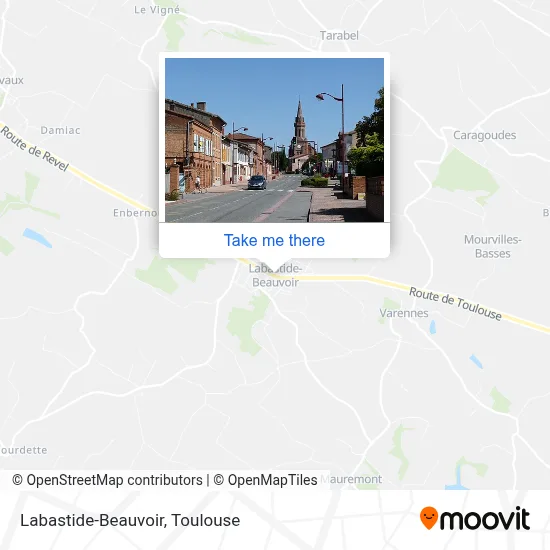 Labastide-Beauvoir map