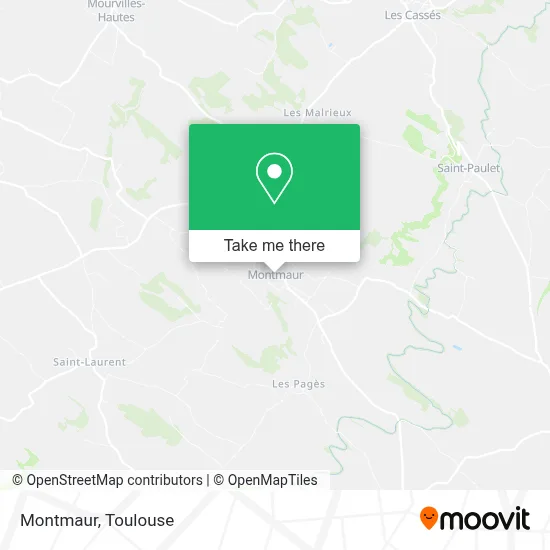Montmaur map