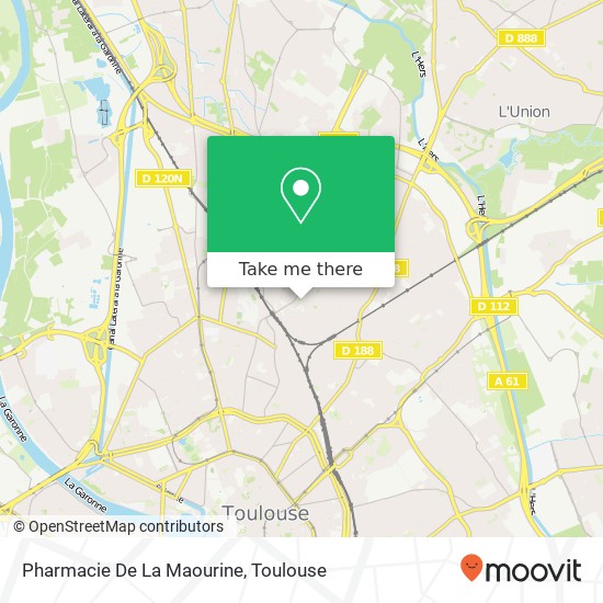 Pharmacie De La Maourine map