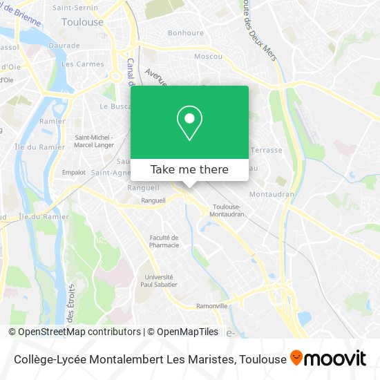 Collège-Lycée Montalembert Les Maristes map