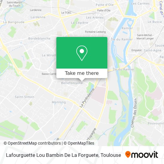 Lafourguette Lou Bambin De La Forguete map