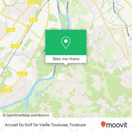 Accueil Du Golf De Vieille-Toulouse map