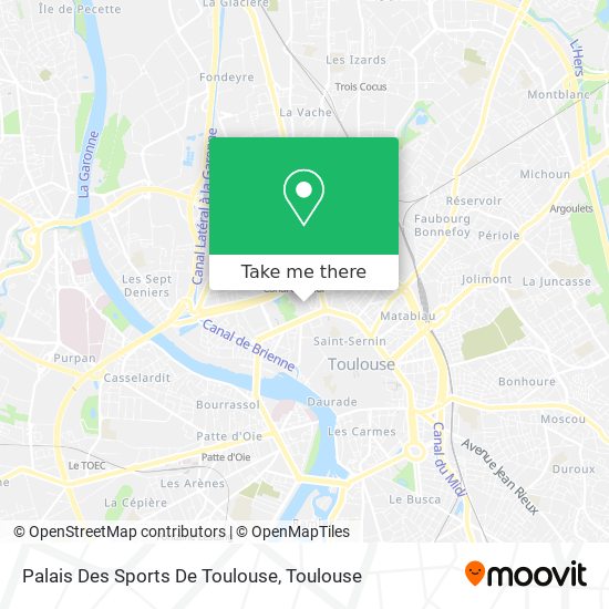 Palais Des Sports De Toulouse map