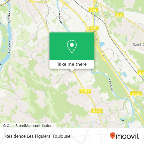 Résidence Les Figuiers map
