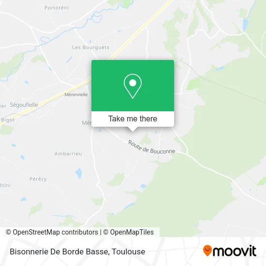 Bisonnerie De Borde Basse map