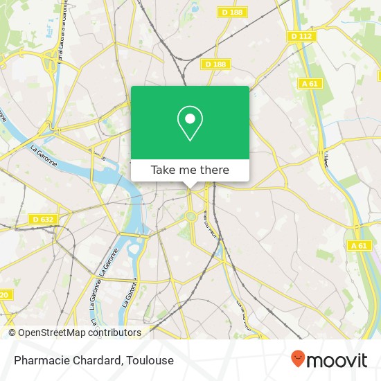 Pharmacie Chardard map