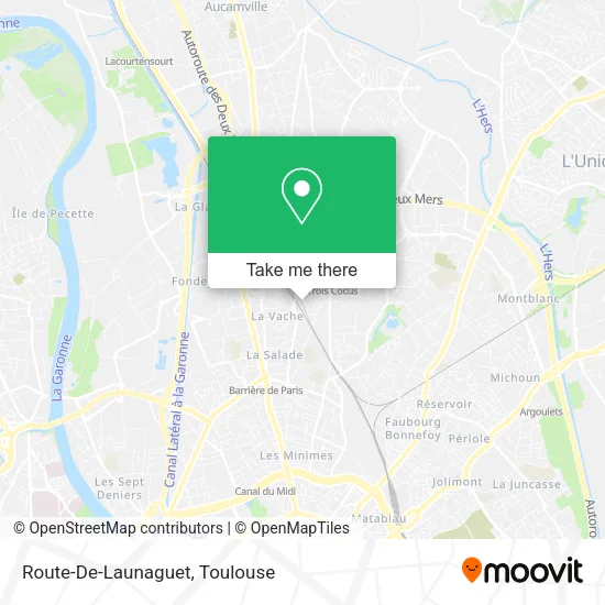 Route-De-Launaguet map