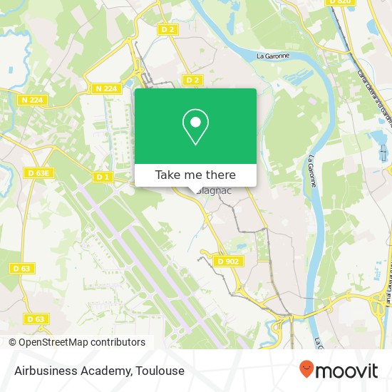 Airbusiness Academy map