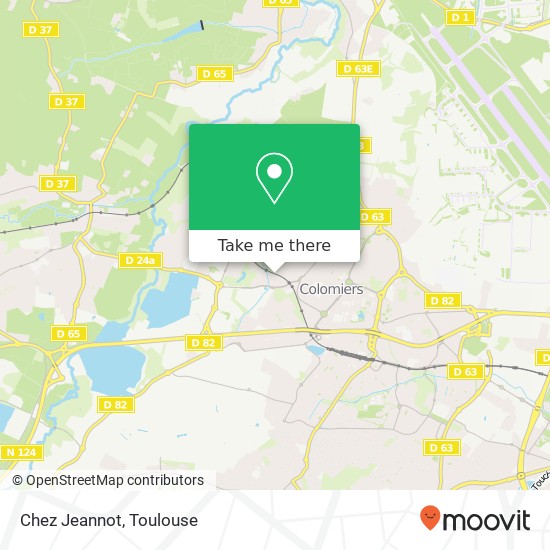 Chez Jeannot map