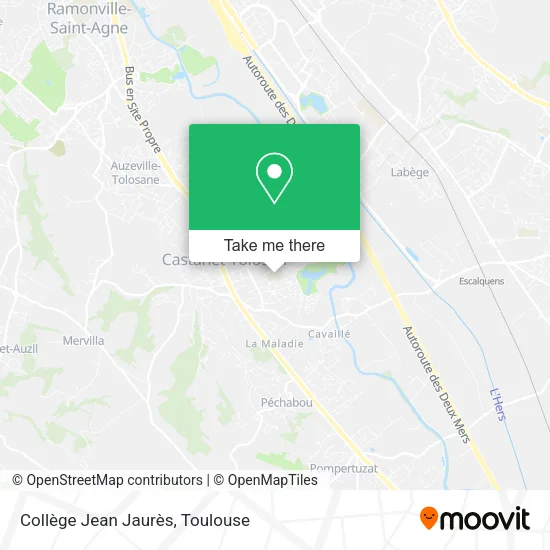 Collège Jean Jaurès map