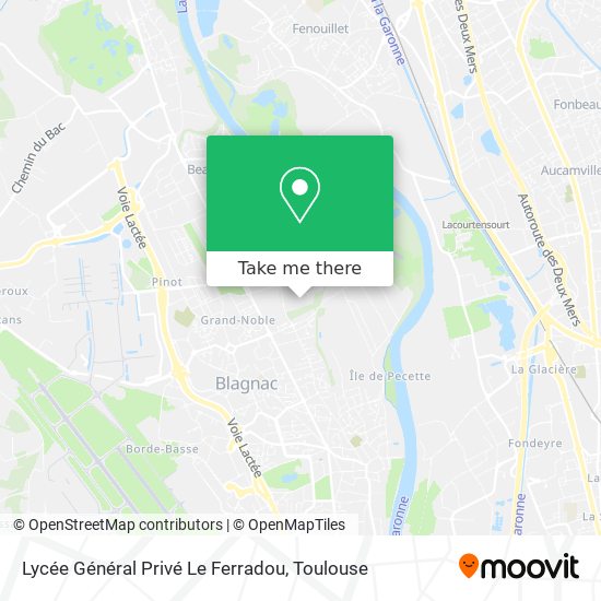 Lycée Général Privé Le Ferradou map