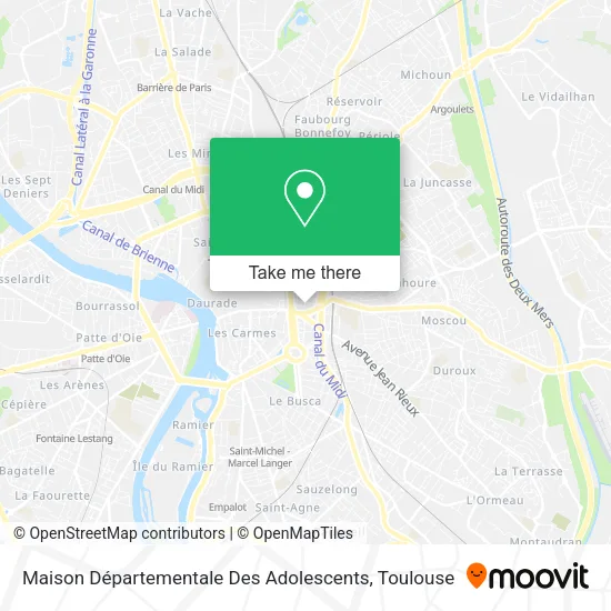 Maison Départementale Des Adolescents map