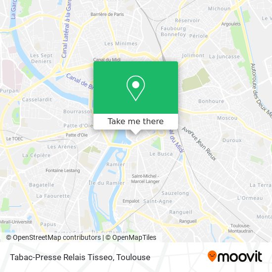 Tabac-Presse Relais Tisseo map