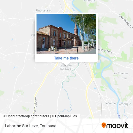 Labarthe Sur Leze map